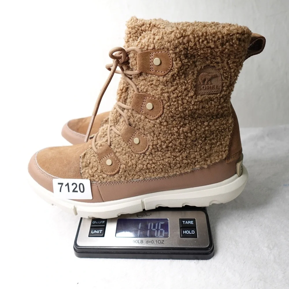 Sorel Explorer II Joan Cozy Boots Womens Size 11 Faux Fur NL4455-257 Winter